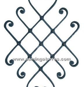 Piezas para la cerrajería artística en hierro fundido, aluminio, hierro