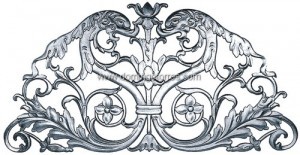 137-AC Adorno fundición