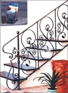 2015 Baranda hierro forjado