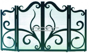 Pantalla chimenea de forja PA-11-CL - Forja Domingo Torres S.L.Forja