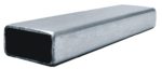 Tubo rectangular hueco de acero inoxidable satinado referencia 352-INOX-R, disponible en stock de 40x20x2x3000mm en acero inox satinado esmerillado AISI304.