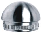 601-INOX Tapón redondeado para tubo de acero inox satinado
