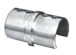 854-INOX Empalme conector para tubo abierto de vidrio