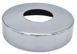 2551-INOX Tapa base en acero inoxidable espejo para tubo