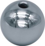 2741-INOX Bola redonda con rosca acero inox espejo