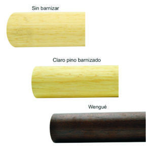 980-INOX Pasamanos de madera para barandillas de inox