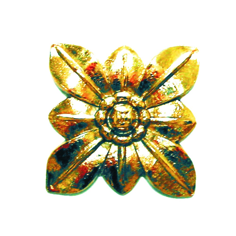 10-ROL Roseta estilo cuadrada en latón 10-ROL Roseta estilo cuadrada en latón