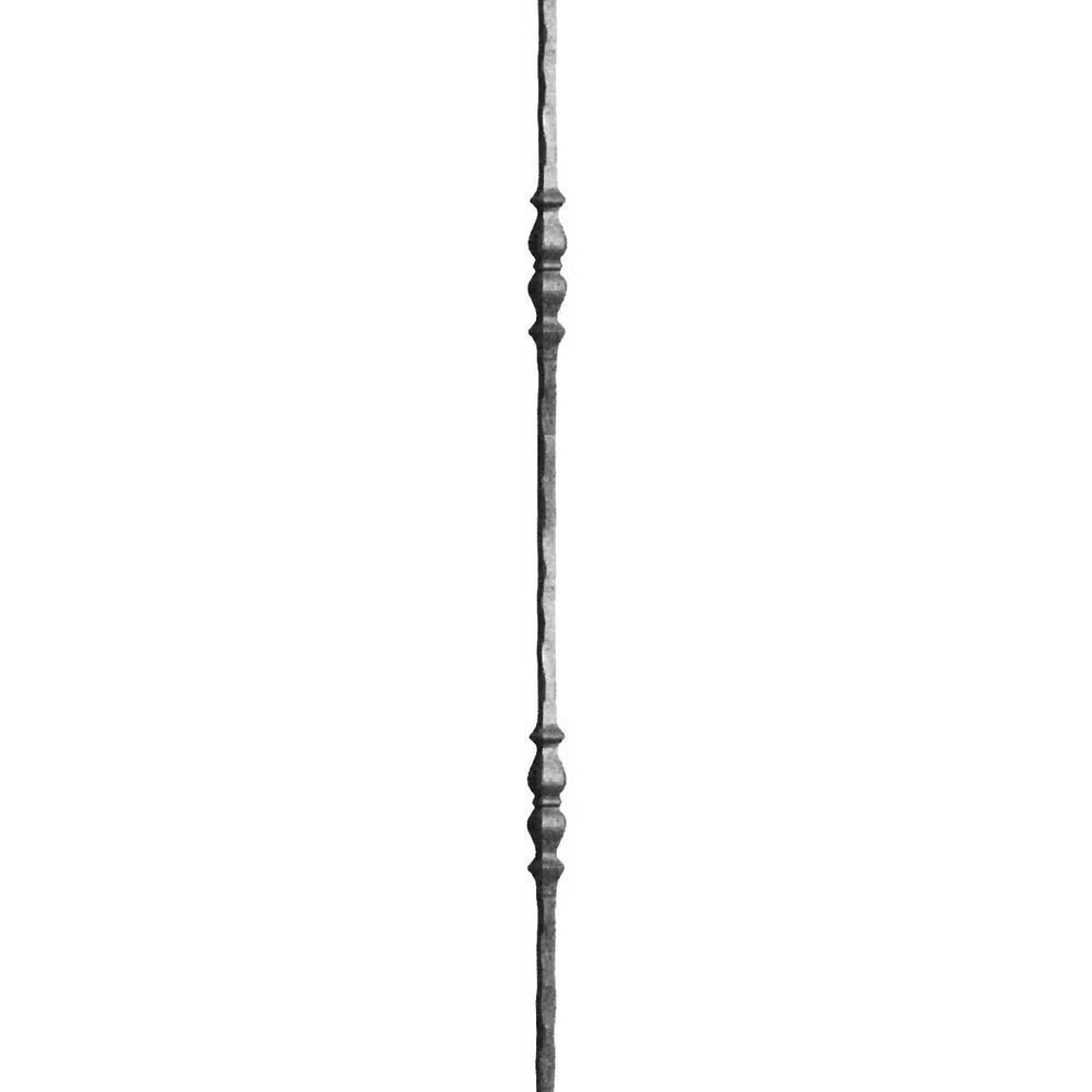 125-BF-D Balaustre doble macolla de forja 125-BF-D Balaustre doble macolla de forja