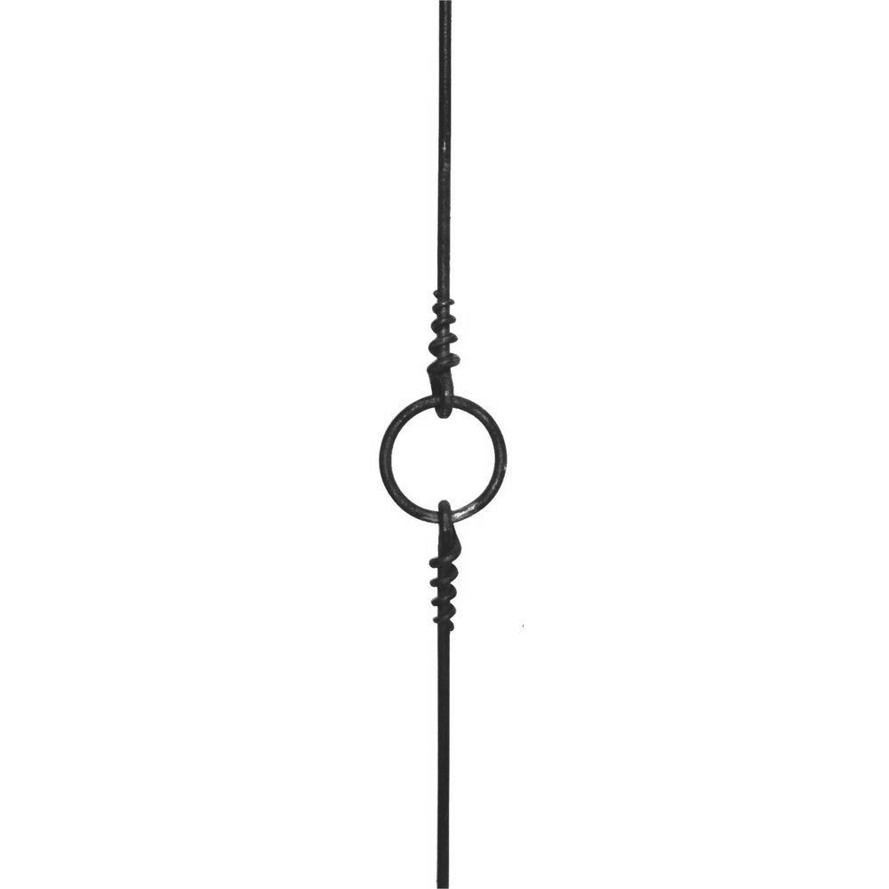 151-BF-S Balaustre forjado con aro y nudos 150-BF Balaustre forjado con doble lazo