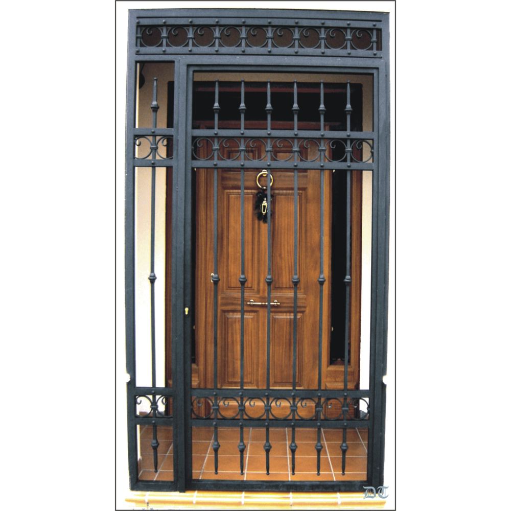 1661 Cancela sencilla con barrotes forjados 1661 Cancela sencilla con barrotes forjados