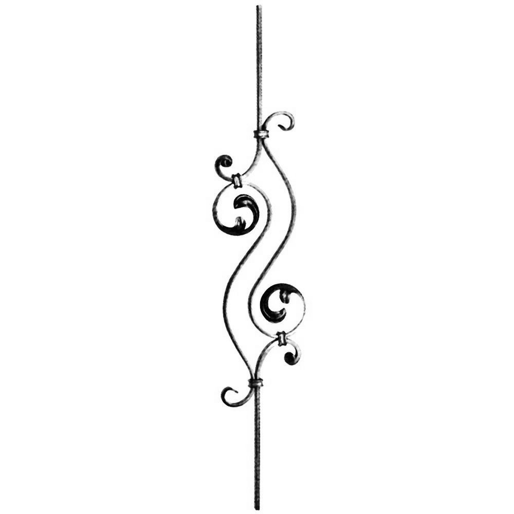 169-BF Balaustre forja para rejas modernas 169-BF Balaustre forja para rejas modernas