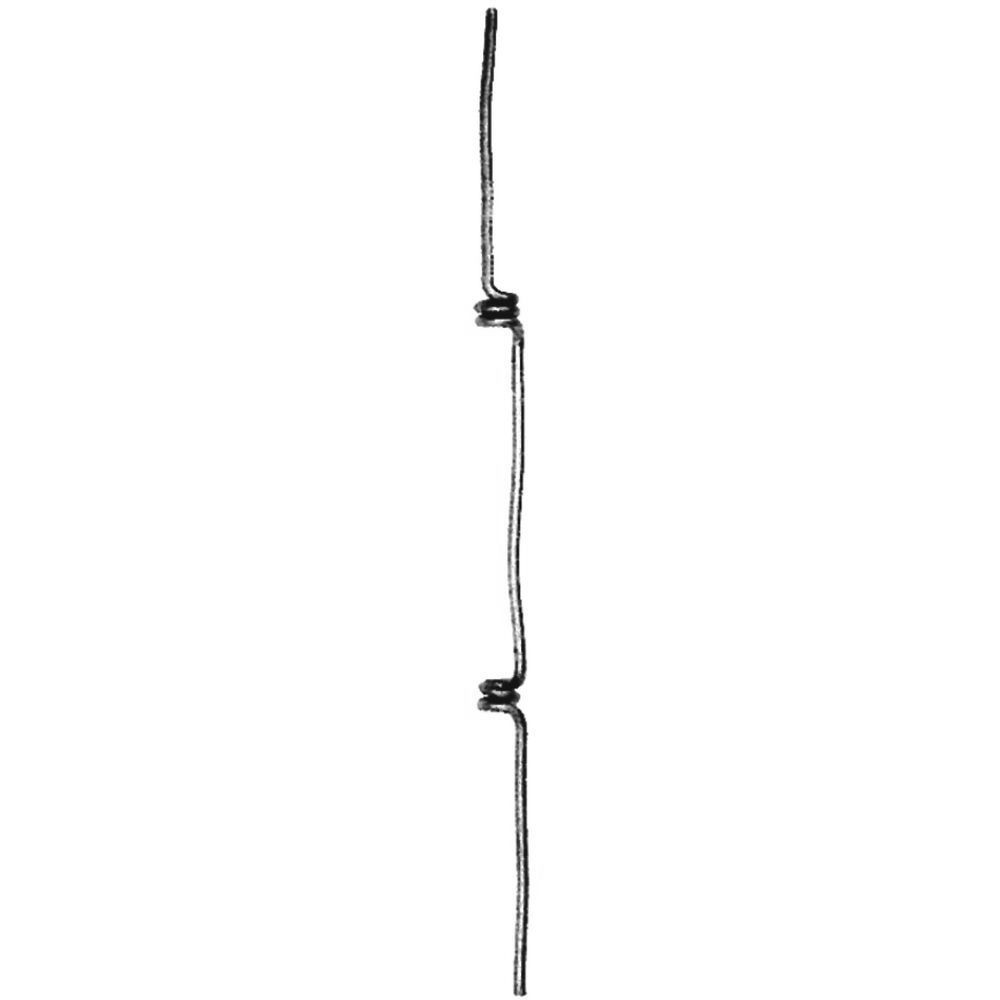 177-BF Barrote doble rabo gorrino de forja 177-BF Barrote doble rabo gorrino de forja