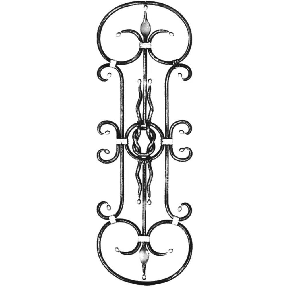 195-BF Barrote para barandilla bonita de forja 195-BF Barrote para barandilla bonita de forja