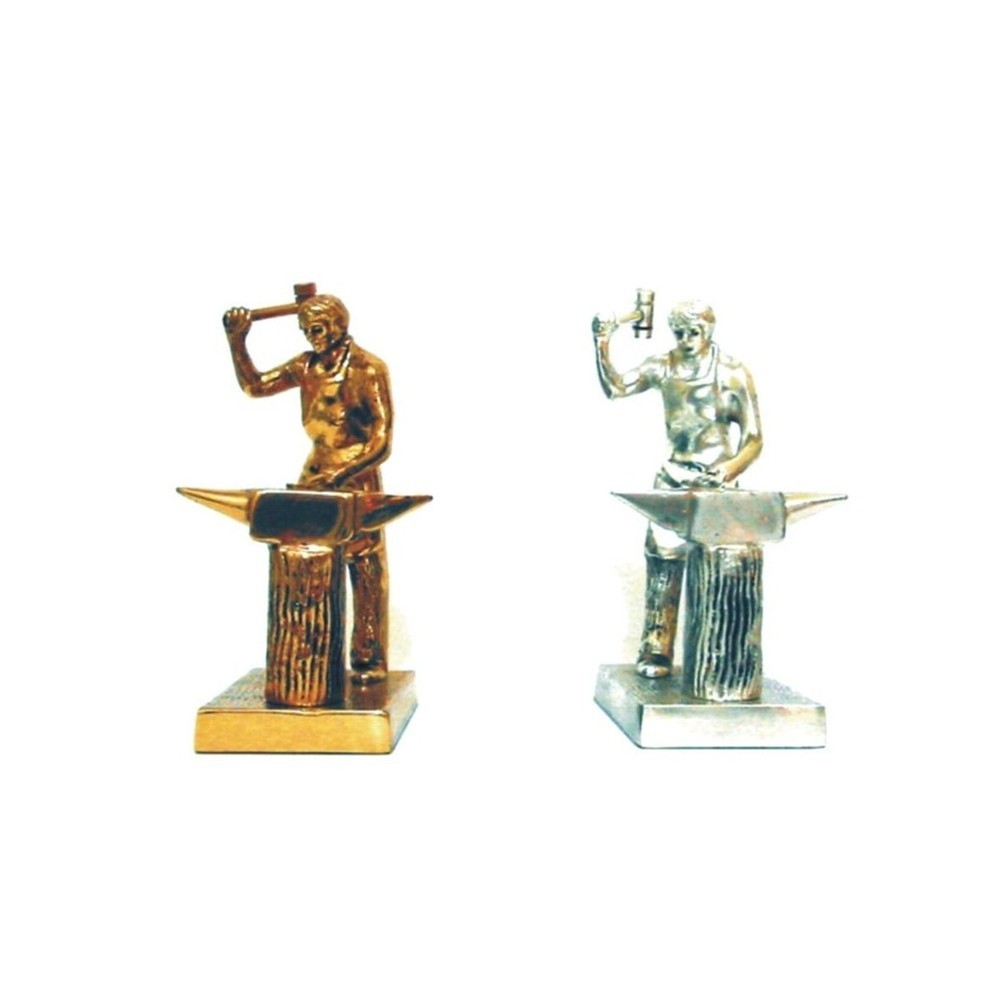 2-HRL Herrero pequeño con yunque latón 2-HRL Herrero pequeño con yunque latón