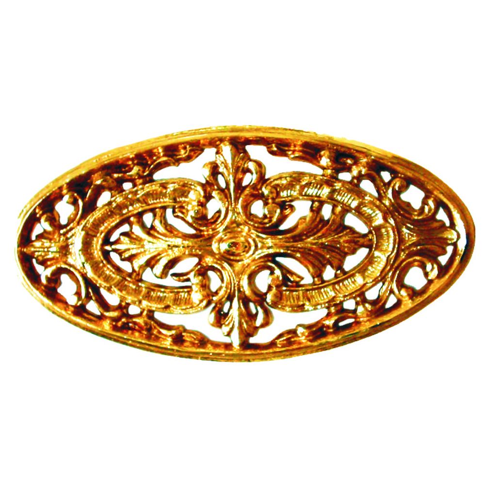 2-ROL Roseta ovalada de latón 2-ROL Roseta ovalada de latón