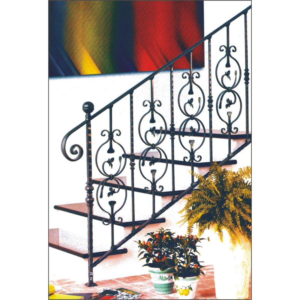 2029 Baranda mas ornamental de fundición 2029 Baranda mas ornamental de fundición