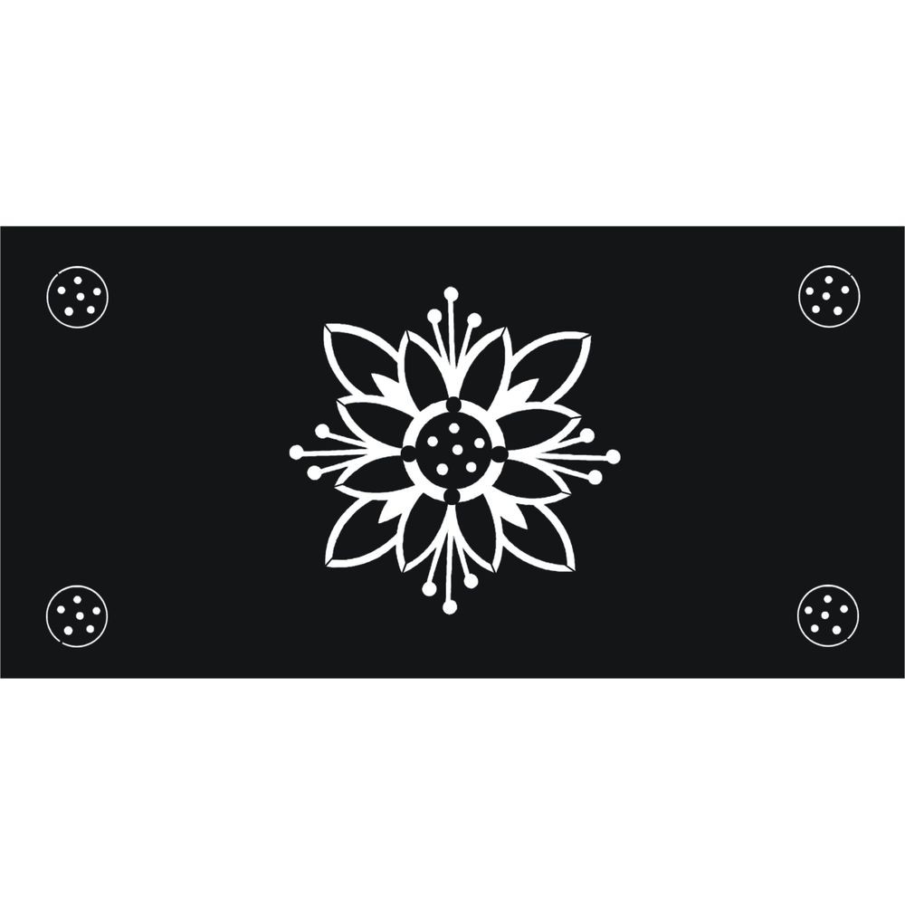 27-CHP Chapa flor en el centro y círculos 27-CHP Chapa flor en el centro y círculos