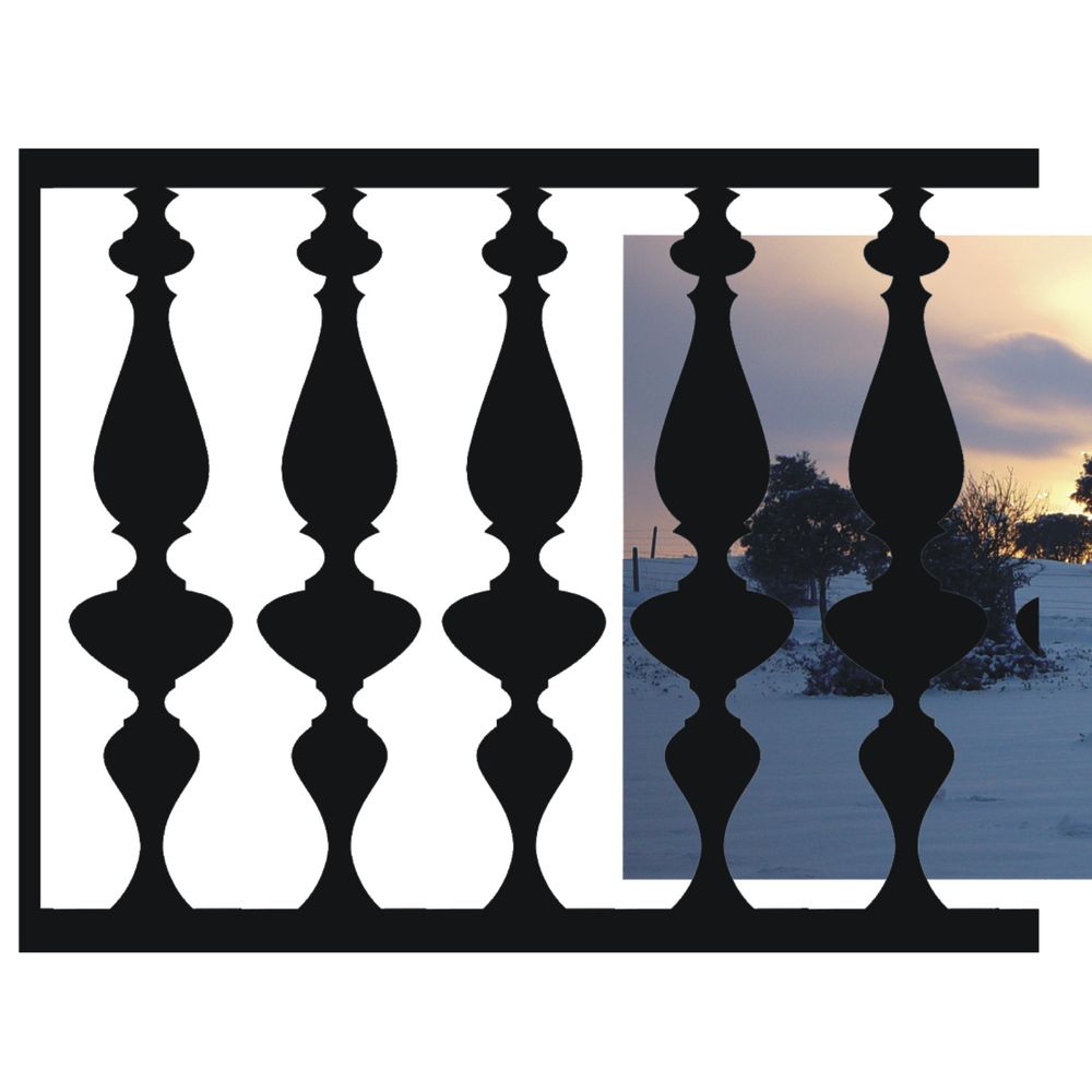 31-CHP Pliego con dibujo de balaustrada 31-CHP Pliego con dibujo de balaustrada