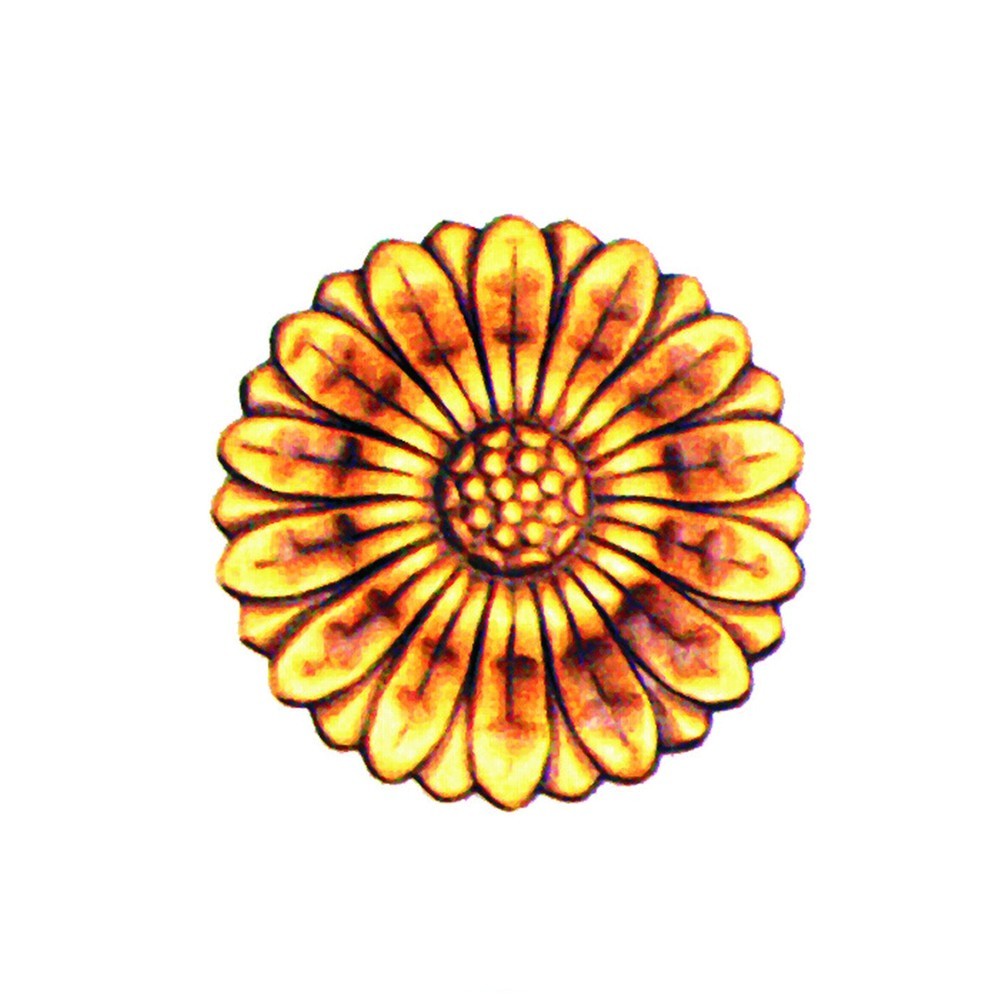 6-RCL Roseta floral de chapa latón 6-RCL Roseta floral de chapa latón