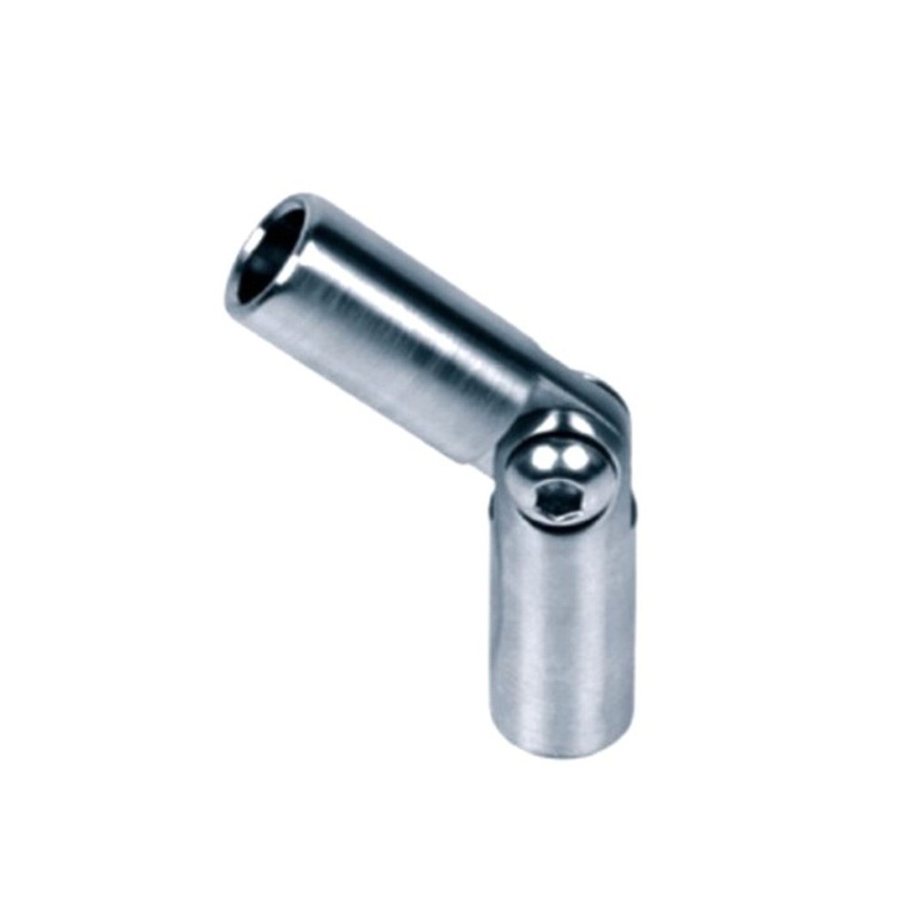 778-INOX Conector para dos barras redondas de acero inox 778-INOX Conector para dos barras redondas de acero inox