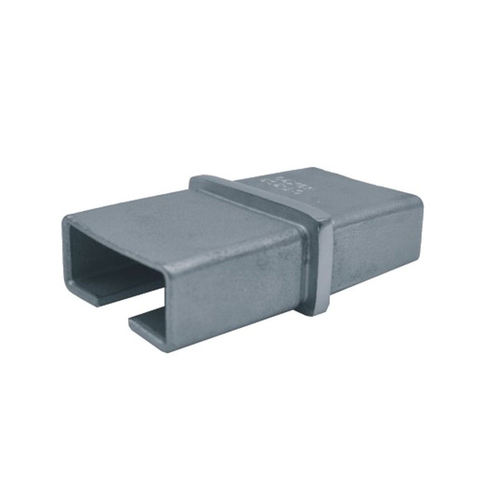 833-INOX-R Empalme de tubo rectangular en acero inox 833-INOX-R Empalme de tubo rectangular en acero inox
