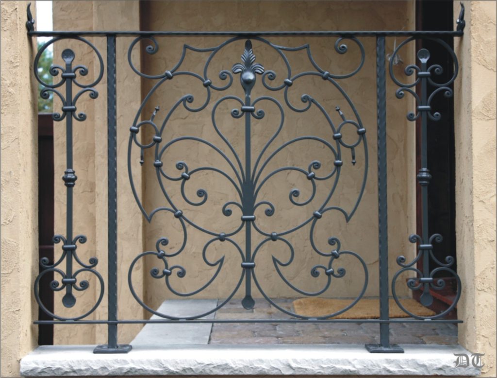 Barandilla de hierro forjado