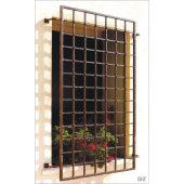 3077 Reja fabricada con barra perforadas de hierro