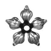 37-RF Roseta forjada flor de 5 pétalos