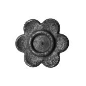 40-RF Roseta de flor en forja para rejas castellanas y barandas
