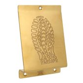 52-PVL-3 Pisapiés pedal para puerta enacero inoxidable dorado