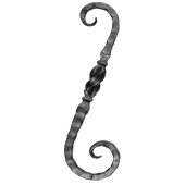 76-AF Rizo forjado para pata de mesa