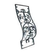 76-BAL Barrote curvo de hierro fundido para balcones