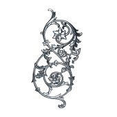 77-BAL Barrote con adornos de hierro fundido