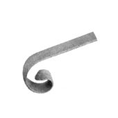 9-RT Remate corto de pasamanos con estrías