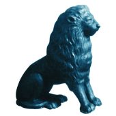 AV-34 Figura de león en hierro fundido