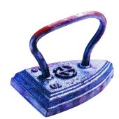 AV-40 Plancha antigua decorativa en fundición