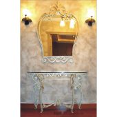 CE-11 Consola y espejo forjada a mano rústica