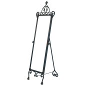 CE-25 Espejo de pie forja artística color wengue