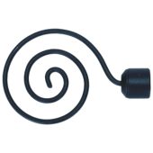 COR-14 Remate dibujo espiral para cortina forja