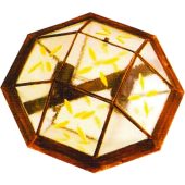 FG-26 Plafón árabe marroquí de forja con cristales