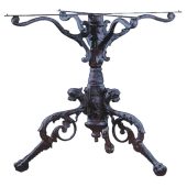 MSE-67 Pie de mesa rústico de hierro fundido