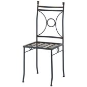 MSF-37 Silla forja artesana con asiento cuadrado