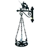 QJ-14 Macetero de quijote con brazo forja