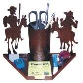 QJ-30 Portalápices silueta de quijote forja