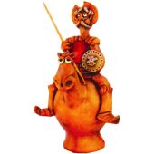 QJ-43 Botijo de barro con Quijote