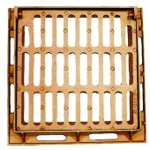 TS-62 Rejilla con marco fundición para vehículos ligeros